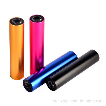 Made in China smartphone power bank with aluminum housing and LED flashlightNew